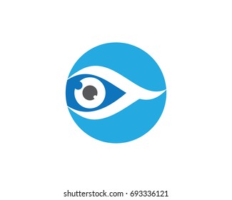 Branding Identity Corporate Eye Care vector logo design