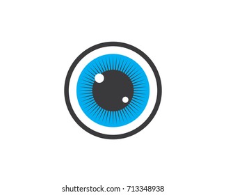 Branding Identity Corporate Eye Care vector logo design