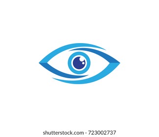 Branding Identity Corporate Eye Care vector logo design