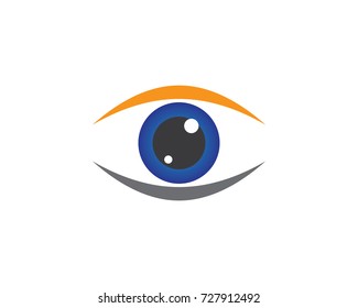 Branding Identity Corporate Eye Care vector logo design
