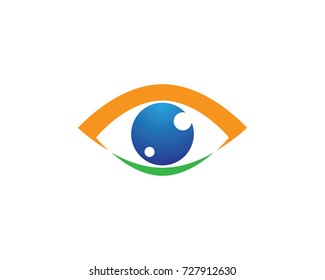 Branding Identity Corporate Eye Care vector logo design