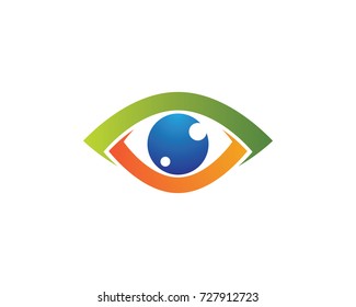 Branding Identity Corporate Eye Care vector logo design