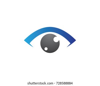 Branding Identity Corporate Eye Care vector logo design