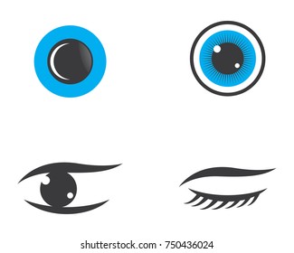 Branding Identity Corporate Eye Care vector logo design