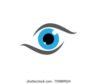 Branding Identity Corporate Eye Care vector logo design