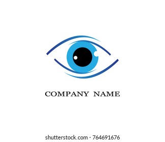 Branding Identity Corporate Eye Care vector logo design