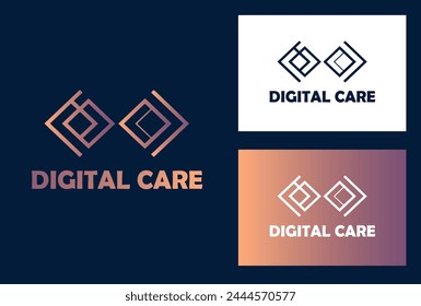Branding identity corporate monogram logo design