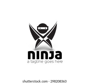 Branding Identity Corporate Ninja vector logo design 