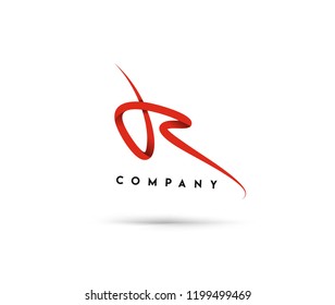Branding Identity Corporate vector logo R design.