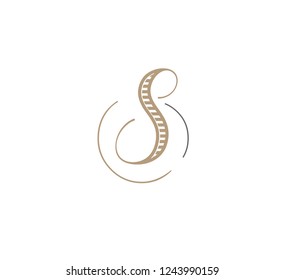 Branding Identity Corporate vector logo S design.