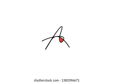 Branding Identity Corporate vector logo A design.