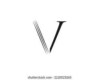Branding Identity Corporate vector logo V design