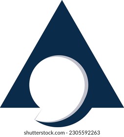 Markenidentität Firmenlogo, Vektorlogo Ein Briefdesign