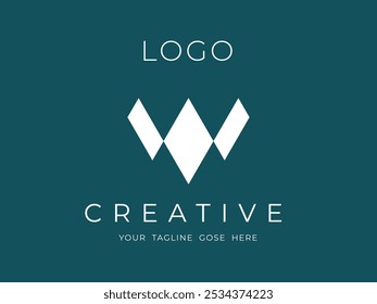 Branding identity corporate vector logo letter W design