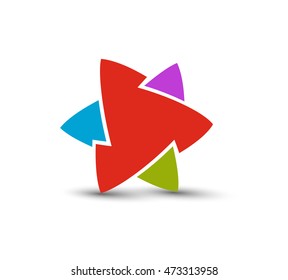 Branding Identity Corporate vector logo design.
