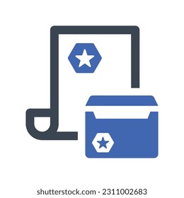 Icono de identidad de marca, Vector Graphics