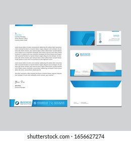 Branding identity template corporate company design, Set for all kind of business vector illustration