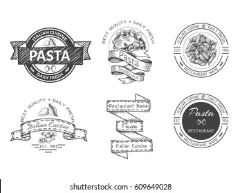 Branding italian restaurant. Logo trattory