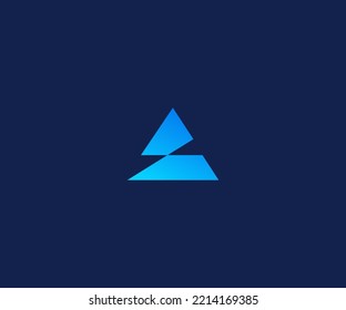 branding A Letter Logo Vector Template Abstract Monogram Symbol