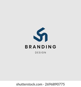 Branding letter A logotype design