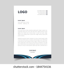 Branding Letterhead template design for your business, Official pattern with unique style template. full vector