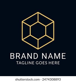 Una Plantilla de diseño de logotipo de marca