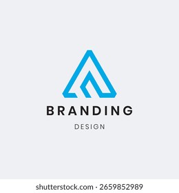 
Letra "A" del logotipo de marca y diseño "EHI'