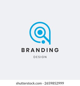 
Branding logo letter "A" and "EHI' design