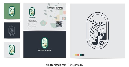 Branding logo vector template design concept  business style.