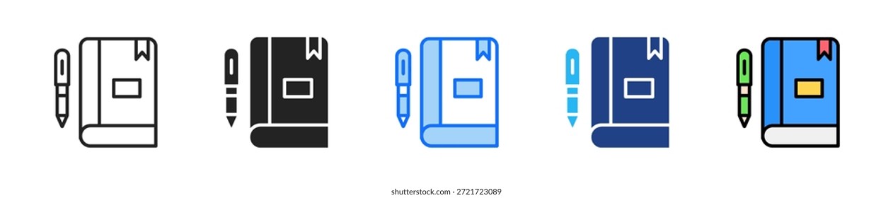 Branding Manual Icon Set Colección de Estilo Múltiple