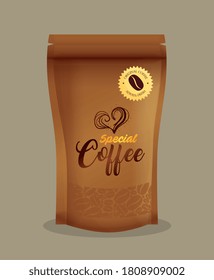 branding mockup coffee shop, corporate identity mockup, zip package of special coffee vector illustration design