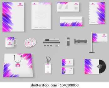 Branding Mockup set, Corporate identity mockup set includes of letterhead, file folder, envelope, coffee mug, paper pack, website, shopping bag and visiting card.