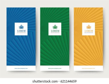 Branding Packaging abstract background, logo banner voucher, vector illustration