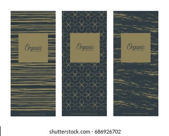 Branding Packaging brush abstract background, logo banner voucher, wooden fabric pattern, organic texture. vector illustration.