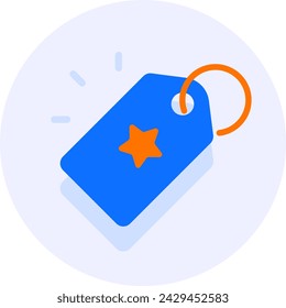 branding sale tag modern icon illustration