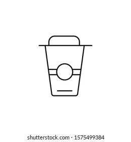 branding services - minimal line web icon. simple vector illustration. concept for infographic, website or app.
