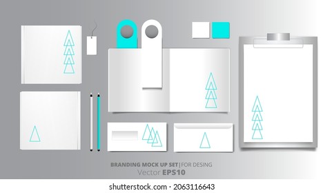 Branding vector mock up.
Stationery and logotype Identity mockup elegant luxury design pack, 