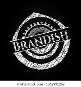 Brandish chalkboard emblem