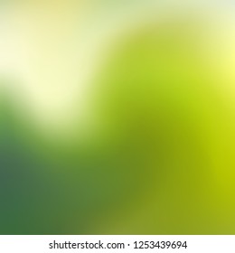 Brand-new colored abstract mesh gradient background. Trend in the most fashionable colors. Ufo green modern concept. The best blurred design for your business. Vector.