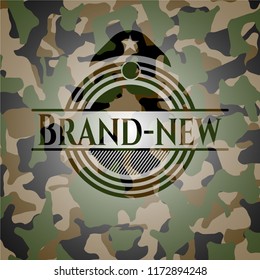 Brand-new on camo pattern