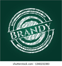 Brandy chalkboard emblem