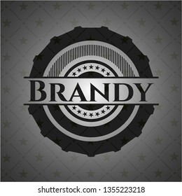 Brandy dark emblem. Retro