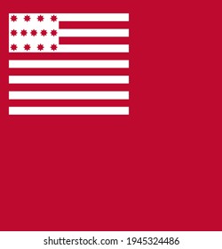 Brandywine Historic Flag of 1777, USA. svg