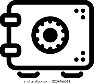 Brankas icon vector illustration logo template for many purpose. 