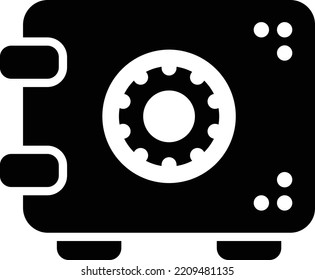 Plantilla de logotipo de ilustración vectorial de icono de Brankas para muchos fines. 
