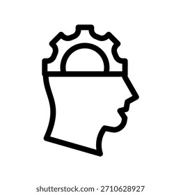 Branstorming von Artifical Intelligence set icon Vektor