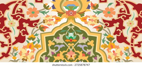 brant colors forms a stunning decorative ornamental background