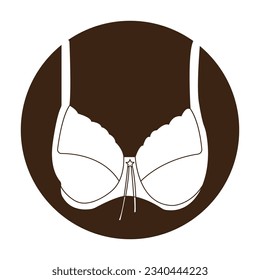 bras icon vector illustration symbol design