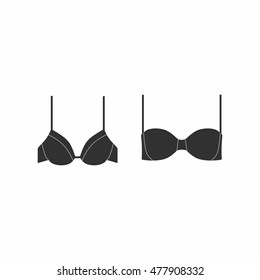 Bras.  Lingerie vector