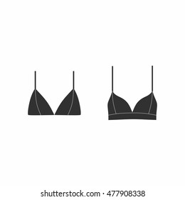 Bras.  Lingerie vector